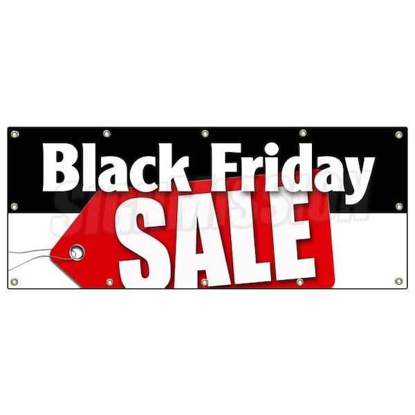 BLACK FRIDAY SALE BANNER SIGN special discounts save huge low prices